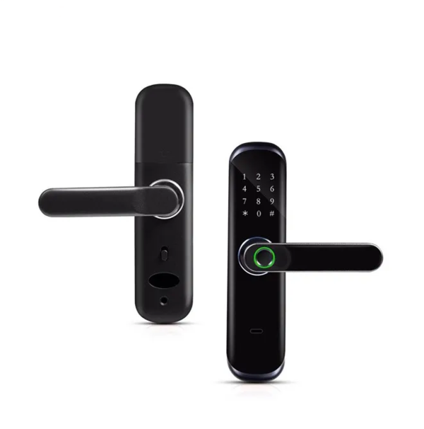 Cerradura inteligente con huella digital para puerta,  WiFi, contraseña, Tarjetas de proximidad HR01 Marca: Tuya - Imagen 2
