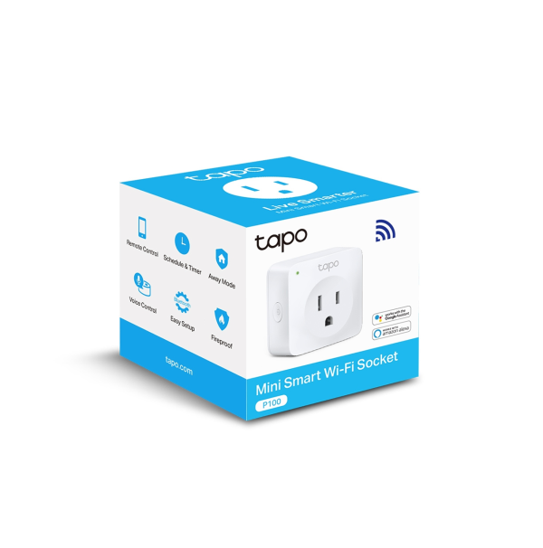 Enchufe Wi-Fi inteligente mini Tapo P100 Marca: TP-Link - Imagen 2