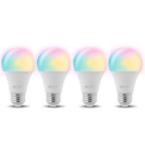 Kit 4 Bombillos LED inteligente Wi-Fi 110V NHB-C1104PK Marca: Nexxt
