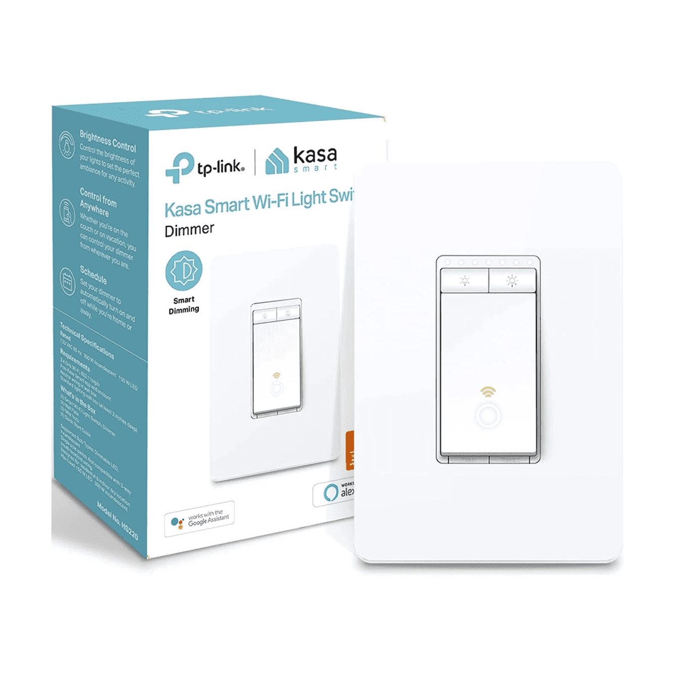 Interruptor de luz inteligente Wi-Fi, atenuador Marca: TP Link - Imagen 3